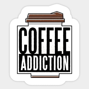 Coffee Addiction Sticker